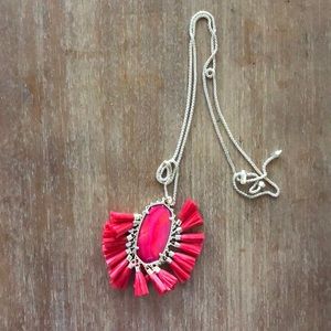 Kendra Scott red Betsy necklace *limited edition